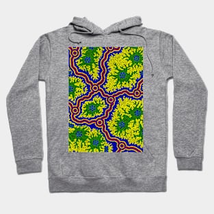 Aboriginal Art - Grasslands Hoodie